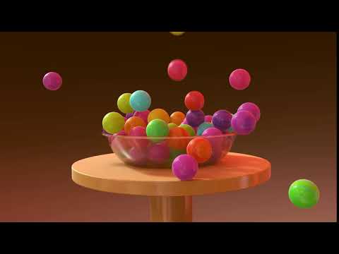 Pixarbay: Animação 3D Bolas Saltitantes (royalty free)