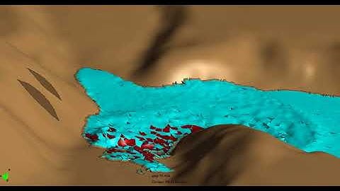 Landslide simulation