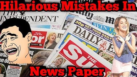 Top 5 News Paper Edits Fails | Fail Compilation | With Captions | INCREDIBLE CRIMES |