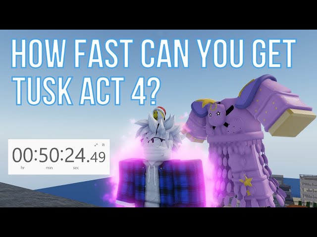 Buy Item Tusk Act 4 YBA ( Your Bizzare Adventure Roblox 1624238