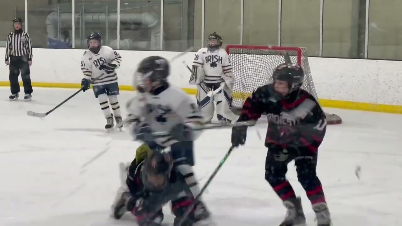 2025 Squirt A District Playoffs - Rosemount Irish Goalie (Final games as a Squirt)