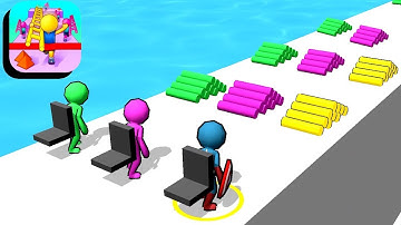 Ladder Race - All Levels Gameplay Android,ios 18-19 #Shorts