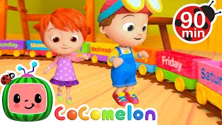 CoComelon Days of the Week Party! | Cocomelon 90 MINS | Moonbug Kids  Cartoons & Toys