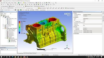 Steady State Thermal Analysis on Cylinder Block in Ansys Workbench