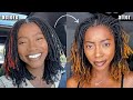 i bleached my microlocs | Keke J.