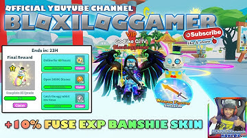 +10% Fuse Exp Banshie Skin Weapon Fighting Simulator Roblox |  Bloxiloggamer