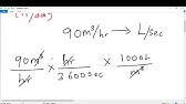 How To Convert M3 Sec To Lpm Convert M3 Per Second To Litre Per Minute M3 S To Lpm Lpm To M3 S Youtube