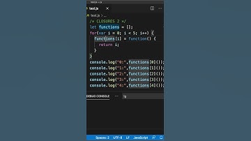 Function Closures in Javascript part 2 #Shorts