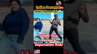 This VIRAL Dance Video of Indian Worker At WWII Memorial Cost Him His Visa! #h1b #shorts