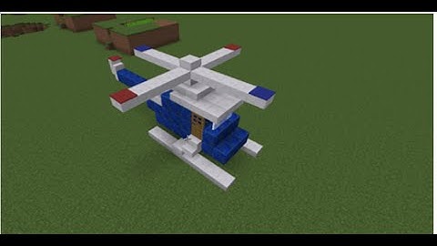 Minecraft Tutorial: Police Helicopter