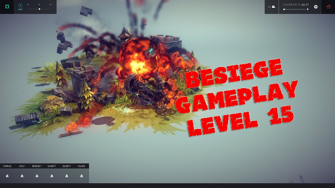 Besiege | LVL 15 |  1080p 60FPS | Gameplay / No Commentary