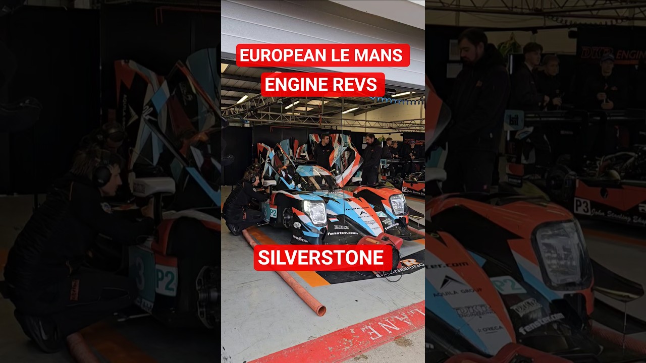ENGINE REVS European Le Mans Series Pit Garage Silverstone Circuit