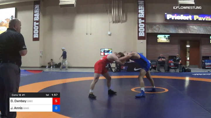 74 Kg Cons 16 1 Daniel Ownbey Greensboro RTC Vs Jo...