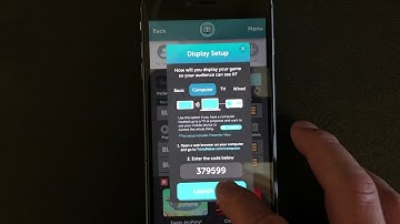 TriviaMaker - Using Presenter with iOS and Projector