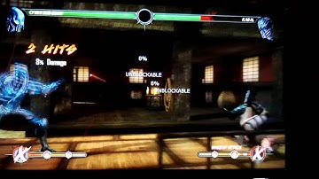 Cyber Sub-Zero anti-wake up setup + parry glitch