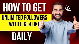 How To Get Unlimited Instagram Followers With Like4Like screenshot 4