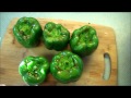 Libyan stuffed peppers  filfil mahshi   