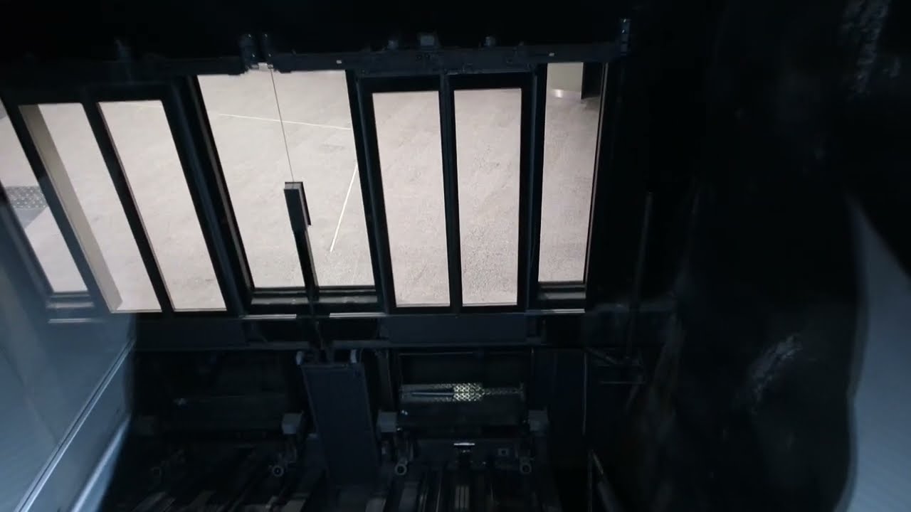 Brand new 2021 Kone inclined traction elevators/lifts in Finnoo metro station, Espoo