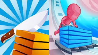 Slice it all Vs Stack Colors Android iOS Mobile Gameplay Walkthrough