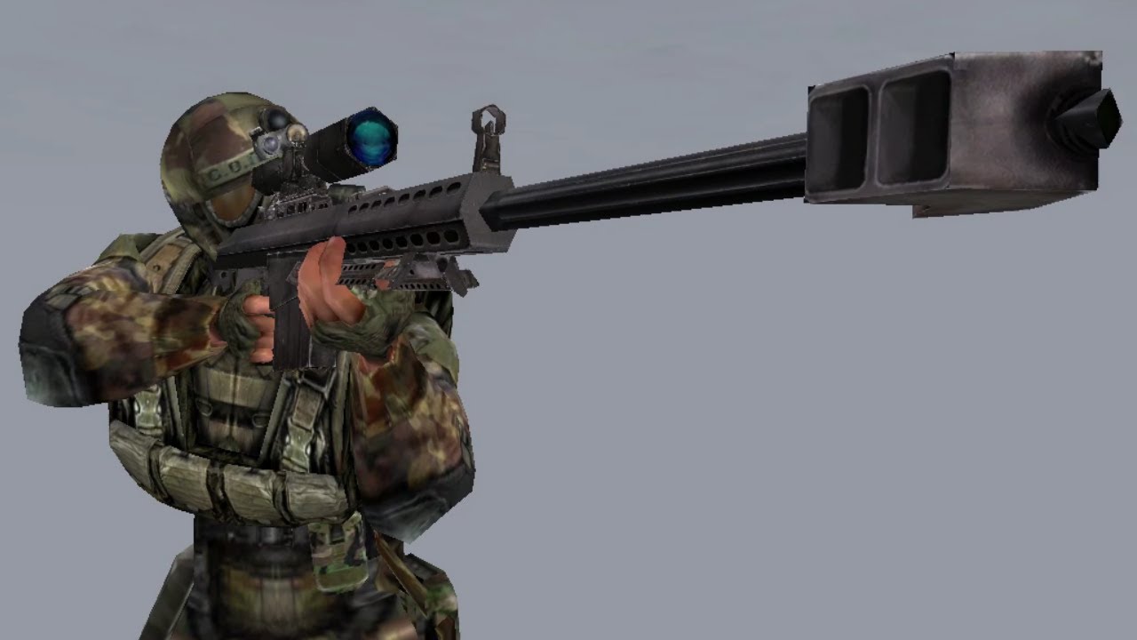 CoD 4 Modern Warfare Barrett .50cal (+ ACOG) - Mod Bytes (S.T.A.L.K.E.R ...
