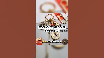 Móc Khóa đồng thau phật bản mệnh 12 con giáp mix hồ lô dây vàng siêu rẻ #8thang3 #dongthau #chudaibi