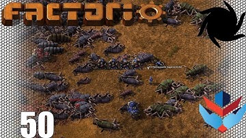 Factorio 1.0 Multiplayer 1K SPM Challenge - 50 - The Biter Wars, part 2