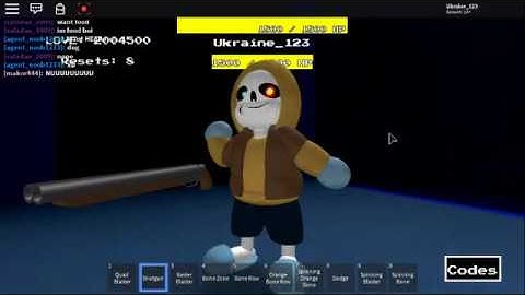 Show all reset characters in Sans Multiversal Battles in Roblox. Part 5/5. Все ресет сансы часть 5/5