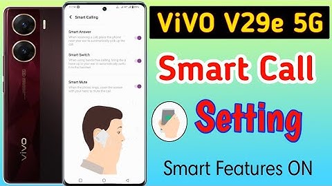 vivo v29e 5g smart call setting/how to smart calling in Vivo v29e/Smart call on kare Vivo v29e 5g me