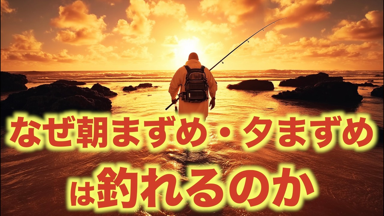 なぜ朝まずめ・夕まずめは釣れるのか？魚の生態と環境の科学的理由