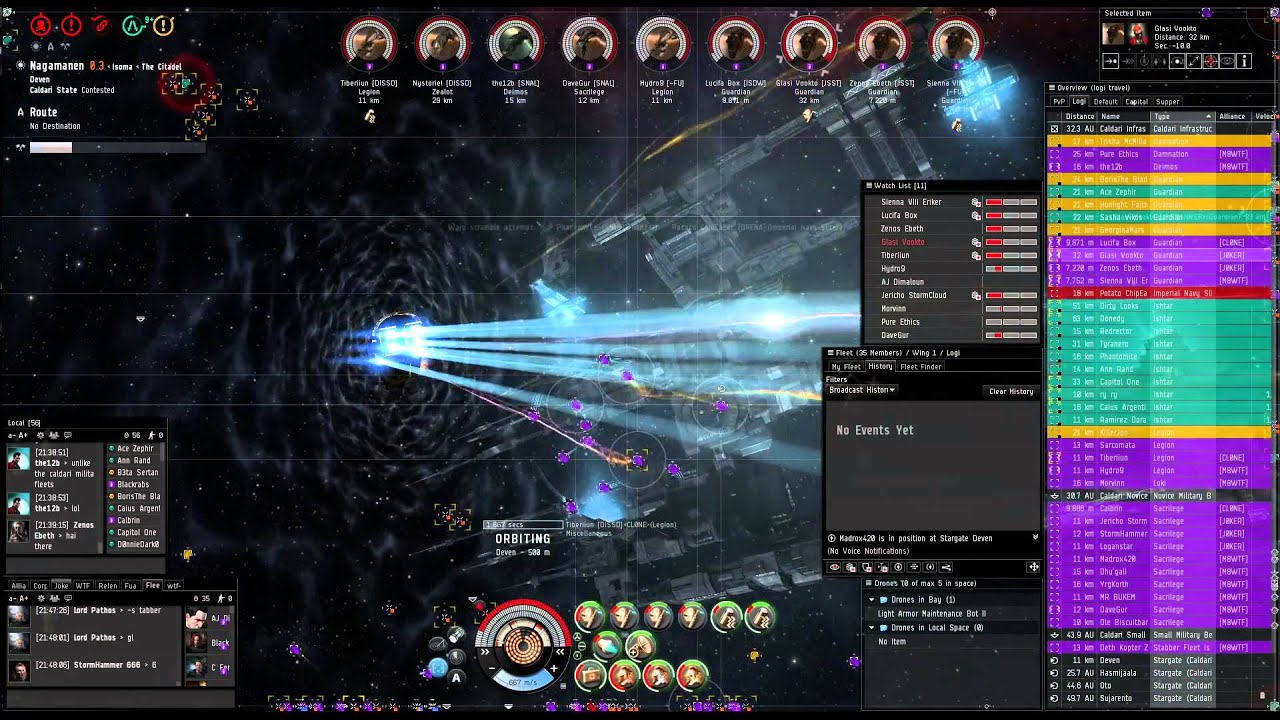 EVE Online PvP: That Escalated Quickly. vs Snuff Box - YouTube