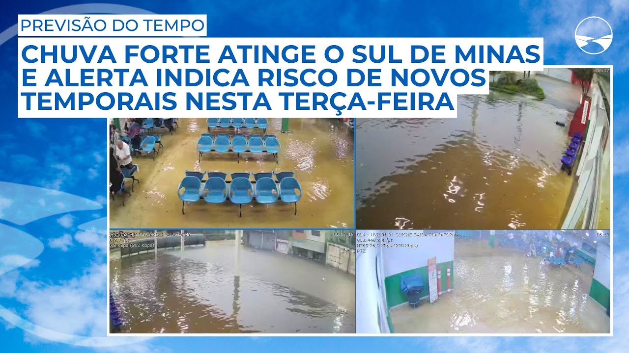 Chuva forte e calor elevado: Sul de Minas segue sob alerta para temporais e onda de calor