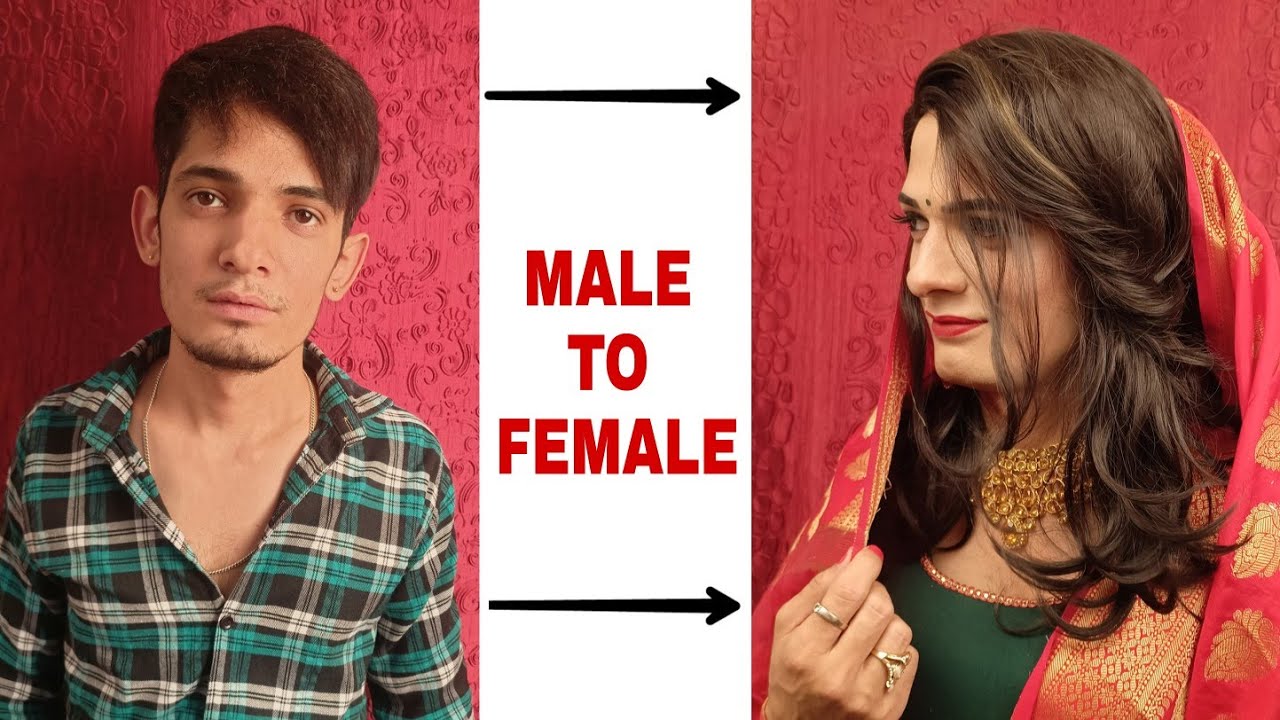 Male To Female Party Makeup | Boy To Girl Makeup |