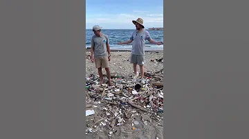 We Cleaned The Beach #shorts #unfckitchallenge #TeamSeas