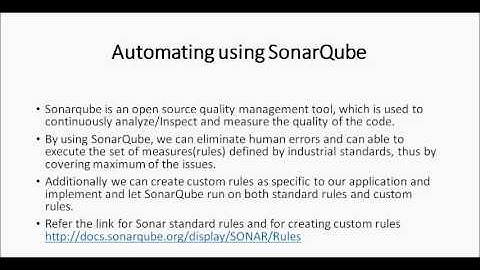 Sonarqube Introduction