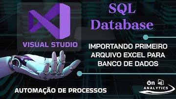 Importando Primeiro Arquivo Excel Para Banco de Dados  - SQL Com Visual Studio -ETL-SSIS