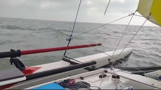 Squirt Trimaran - Sporting her newly extended amas by Eric Dahlkamp 995 views 10 months ago 59 seconds