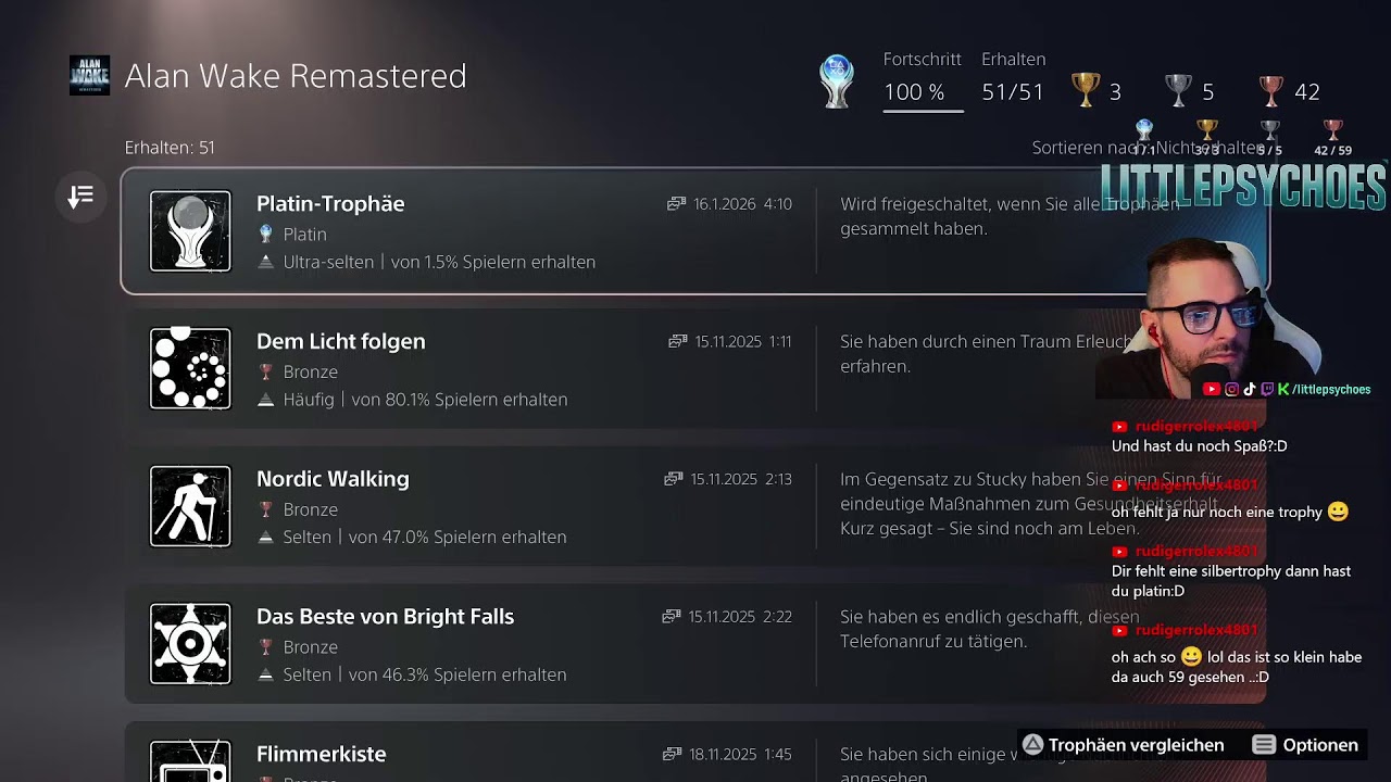 Alan Wake (PS5Pro) - Platin Run - Albtraum Run ist schon ein Bruch😅 #6