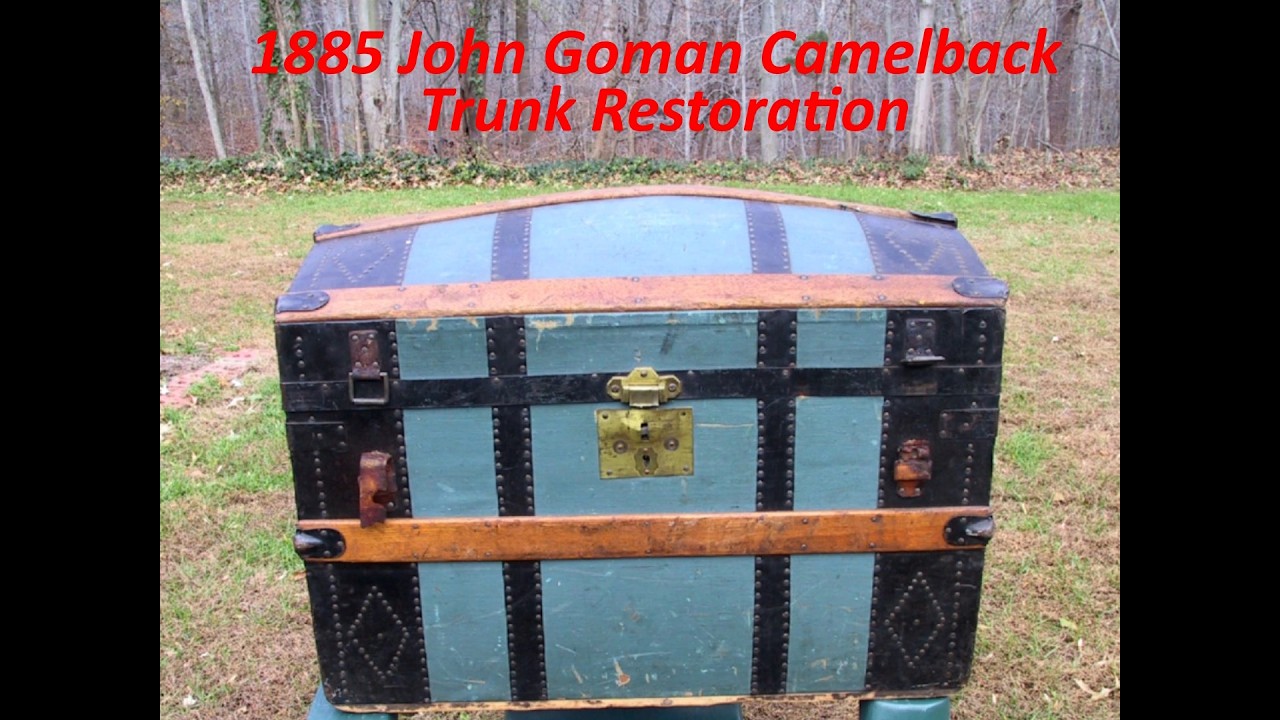 ⁣1885 John Goman Camelback Trunk Restoration (another Moment in Time)
