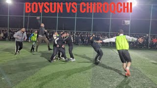 Boysun va Chiroqchi terma jamoalari katta futbol o'yini