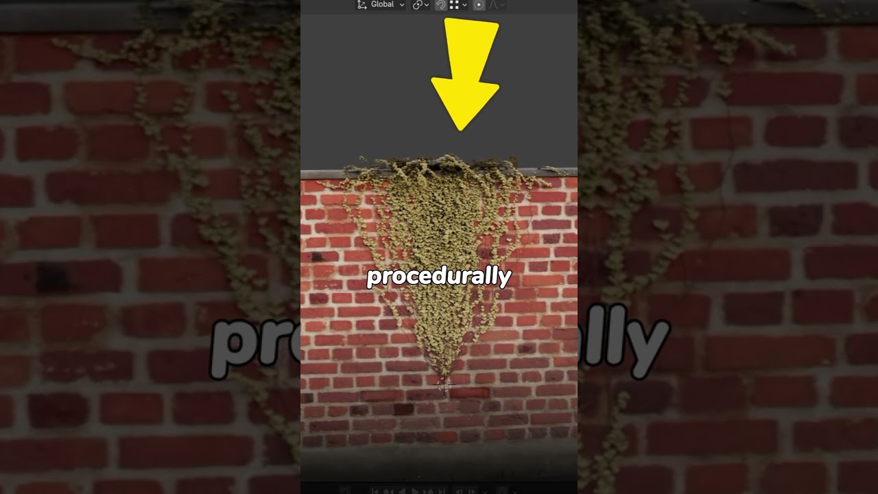 Легко создавайте плющ/лианы в Blender!