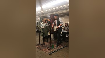 Jimmy Fallon and Christina Aguilera in Subway Station NYC June 13th