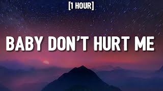 David Guetta, Anne-Marie, Coi Leray - Baby Don’t Hurt Me [Lyrics/1 HOUR] "What is love?"
