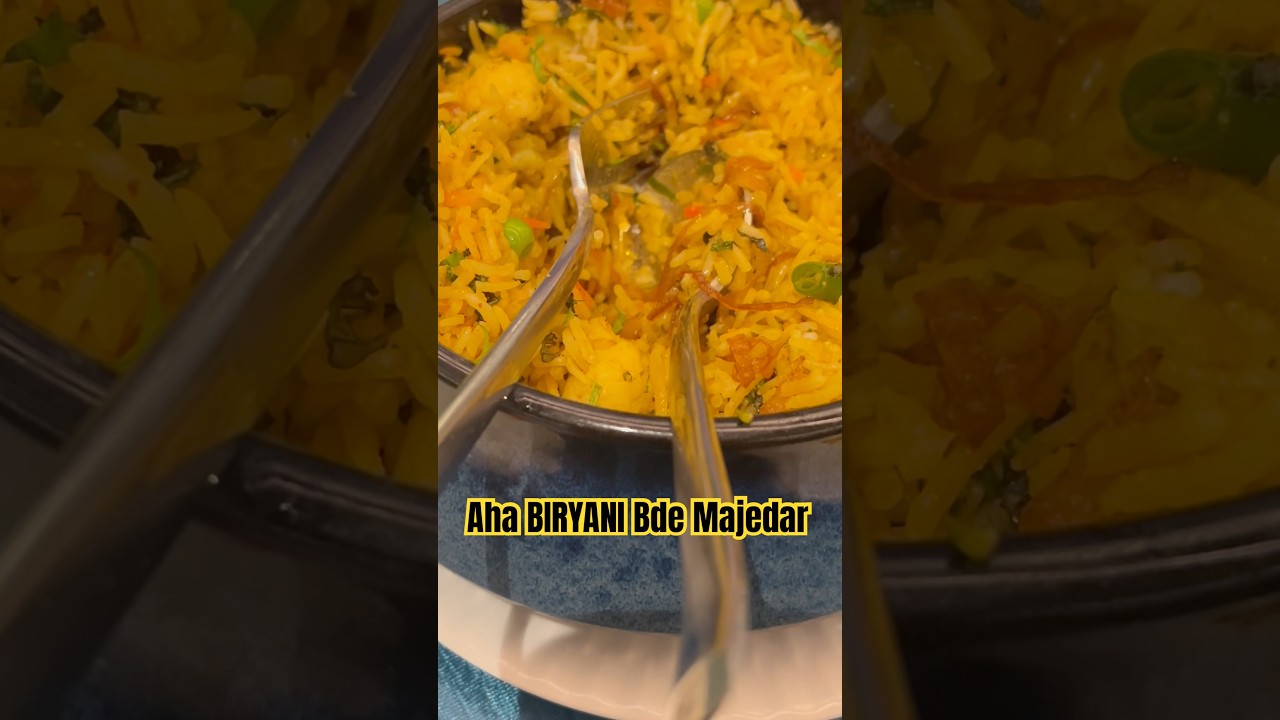 Aha Biryani Bde Majedar 🔥 !! 