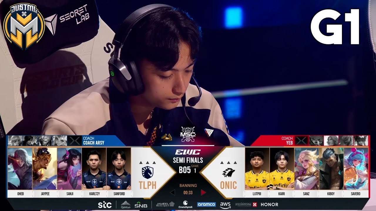 TLPH VS ONIC GAME 1 | KNOCKOUT STAGE DAY 3 | MLBB MSC 2025