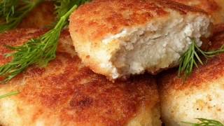 Куриные котлеты с картофелем Куриные котлеты с картофелем