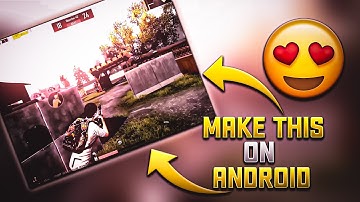 Pubg Colour Grading + SkyGlow Effect On Android like pc|pubg Colourcorrection Editing tutorial Hindi