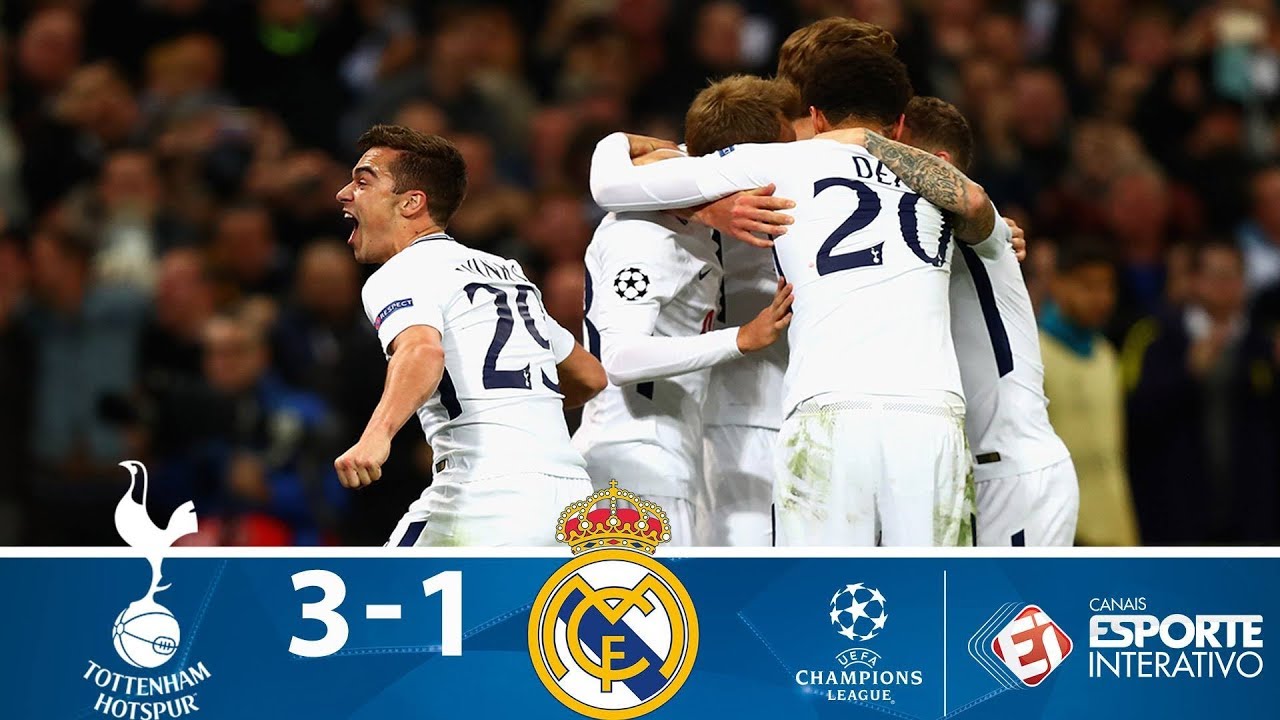 Melhores Momentos – Tottenham 3 x 1 Real Madrid – Champions League (01/11/2017)