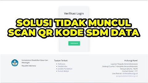 CARA DAPATKAN OTP GOOGLE AUTHENTICATOR TAPI LUPA SCAN QR CODE DI WEBSITE SDM DATA KEMDIKBUD