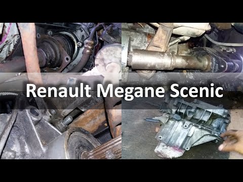 Renault Megane 1.9. Как снять коробку передач.