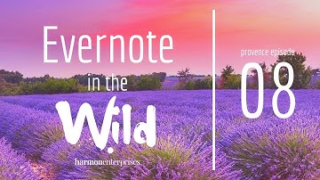 Evernote in the Wild, Provence, Ep 8: Tables to Organize Project Data
